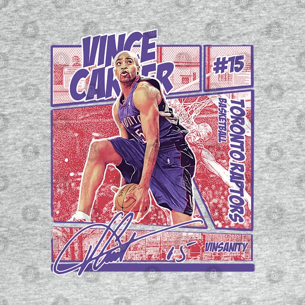 Vince Carter // Retro Classic Comic by Bootlegheavens